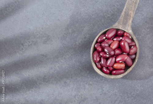 Raw red beans Phaseolus vulgaris photo
