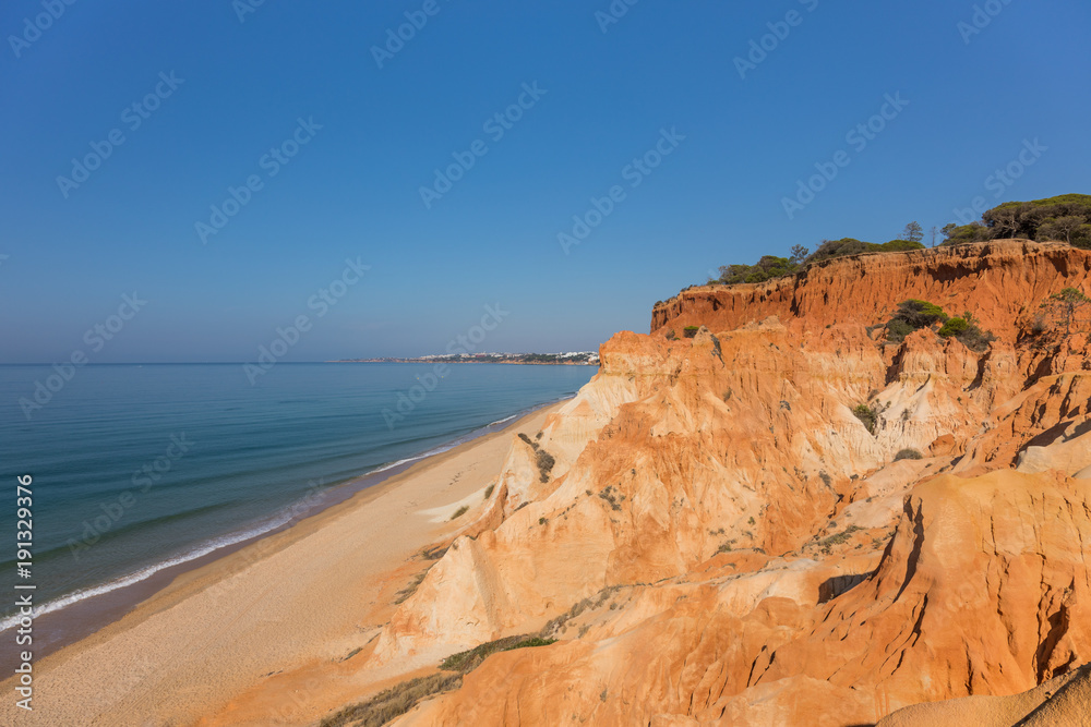 Beautiful beach of Falesia, Algarve Portugal