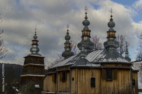 Fototapeta Naklejka Na Ścianę i Meble -  cerkiew Bieszczady 