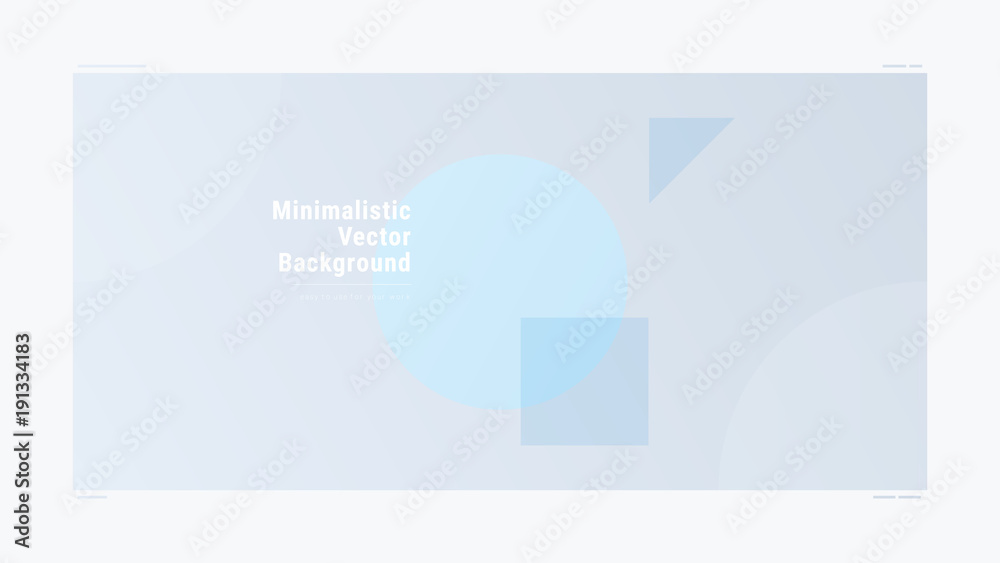 Fototapeta premium Abstract minimalistic gradient geometric modern vector background. Gradient Geometry Forms. Graphic design. Creative concept.