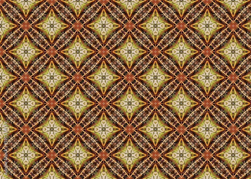 Kaleidoskop Muster Sternenform