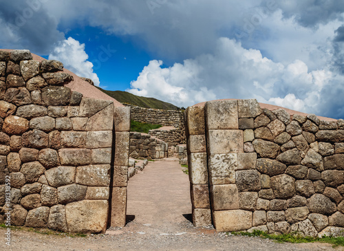 Puka Pukara Ruins, Cusco Region, Peru photo