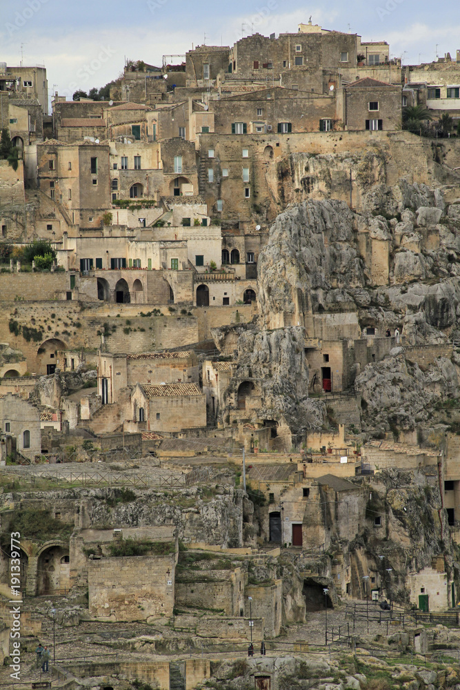View over the old town of Matera, Italy View over the old town of Matera, Italy