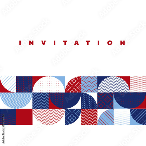 Summer Marine geometric pat...