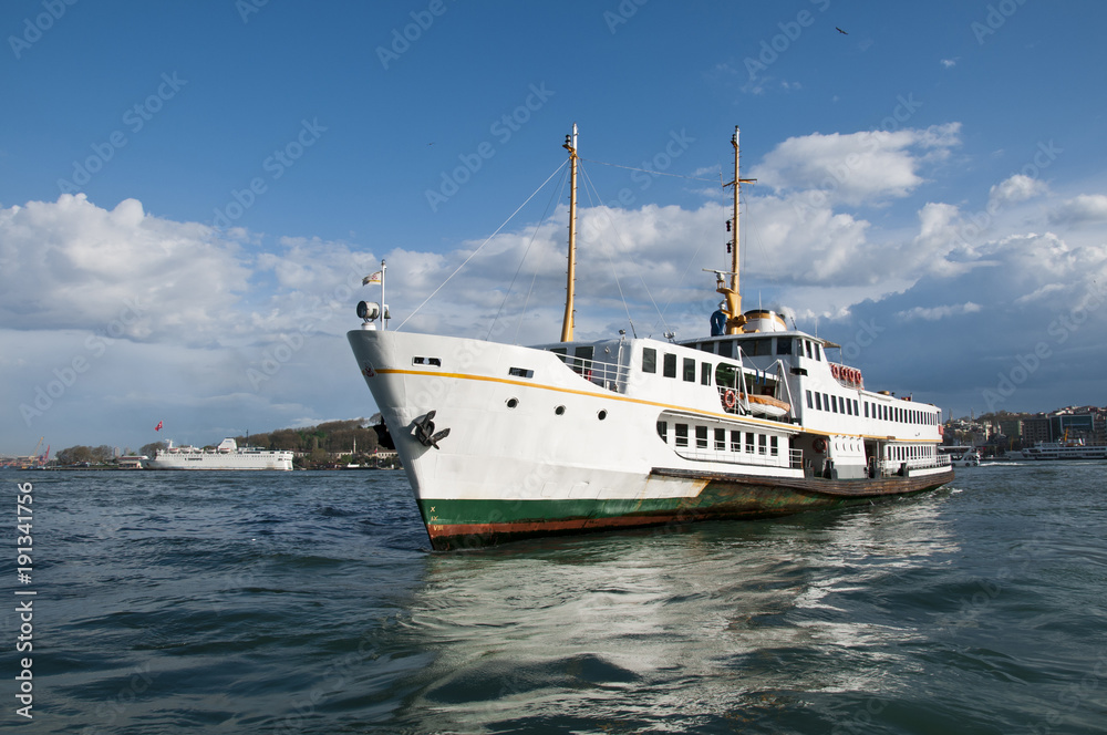 Passenger ship in Istanbul