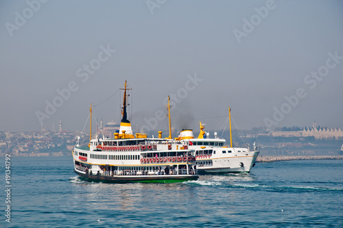 Passenger ship in Istanbul