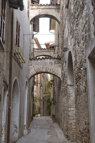 Fototapeta Naklejka Na Ścianę i Meble -  Bevagna (Perugia, Umbria), historic city