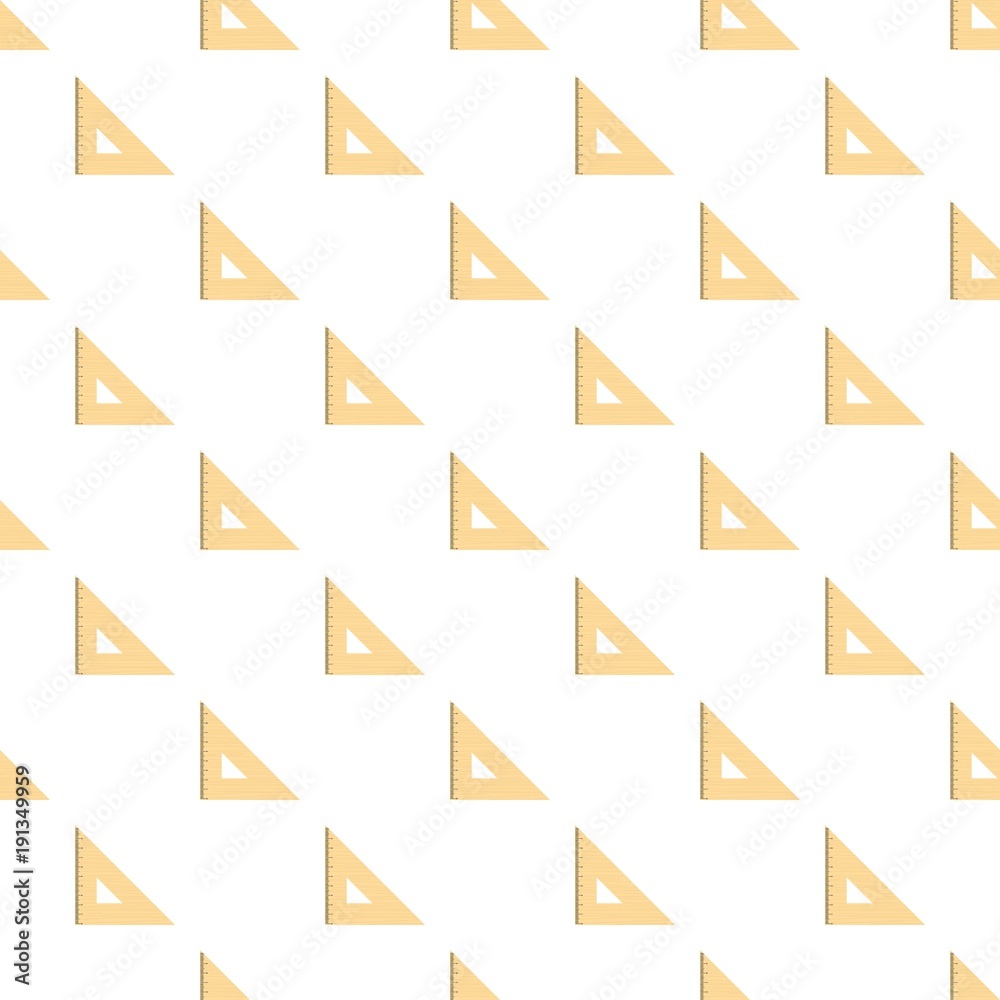Triangular ruler pattern seamless in flat style for any design Triangular ruler pattern seamless in flat style for any design