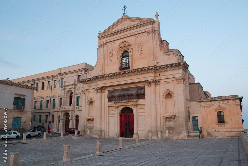 Church of Saint Francis Immaculate - San Francesco Immacolato -  in Noto, Sicily, Italy.