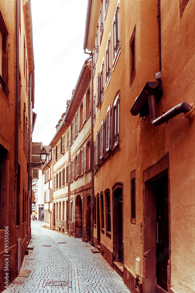 Fototapeta premium Beautiful view of ancient buildings at Strasbourg, Alsace, France