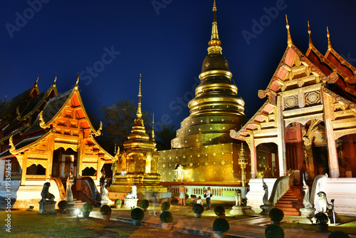 Wat Phra Singh  a Buddhist temple in Chiang Mai  Thailand