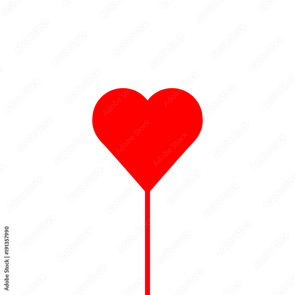 Heart vector icon , love symbol