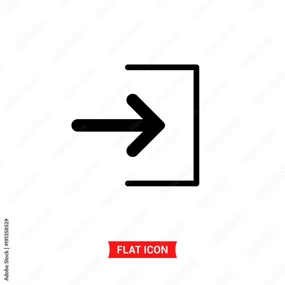 Login vector icon , entry and input symbol Login vector icon , entry and input symbol
