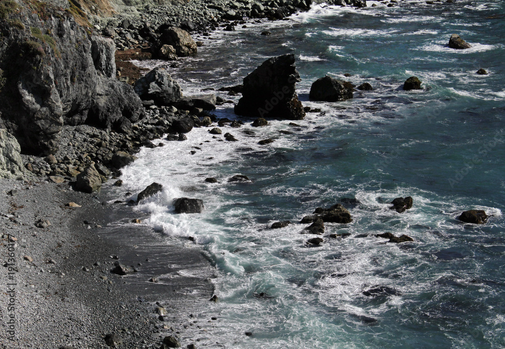 Dramatic landscape along Highway 1 in California, USA Dramatic landscape along Highway 1 in California, USA