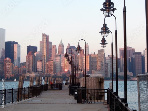 Vista de New York desde el Liberty Park