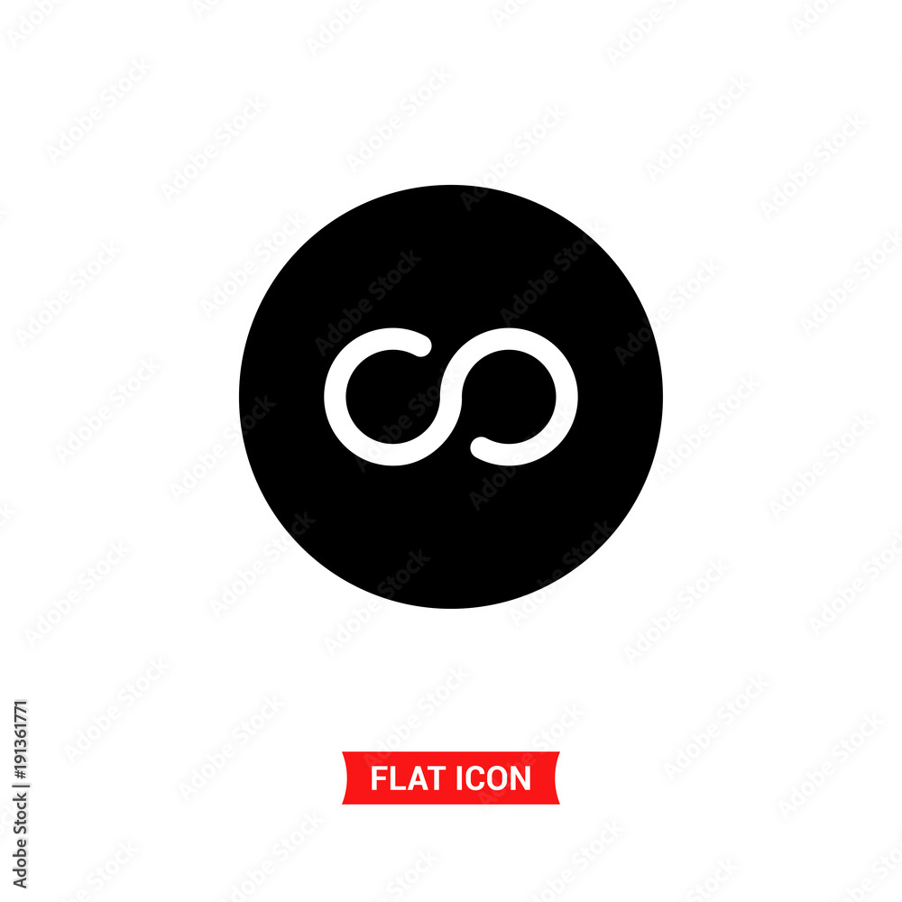 Infinity vector icon Infinity vector icon