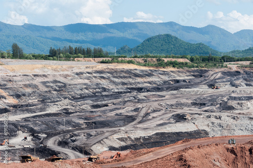 Coal Mining industry used the mining machinery equipment extracting coal ores from the ground. Open-pit mine or surface mining extract coal to used for heavy industrial in Thermal Power Plant
