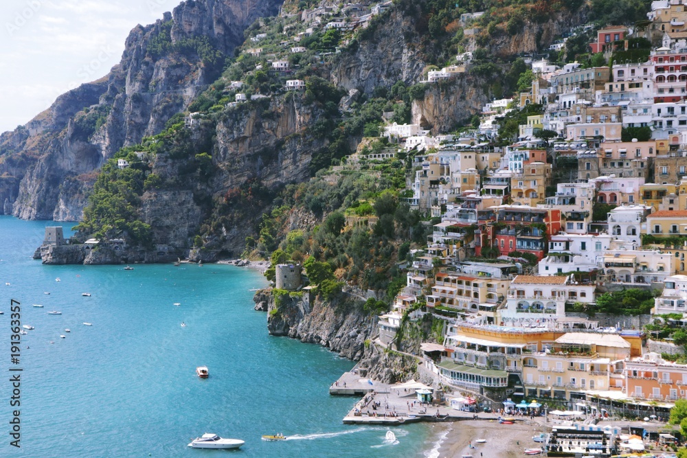 Traveling Amalfi, Italy. Positano 
