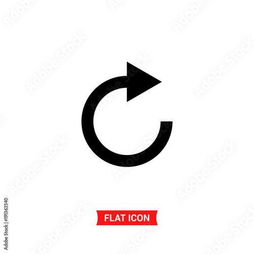 Restart vector icon, refresh symbol