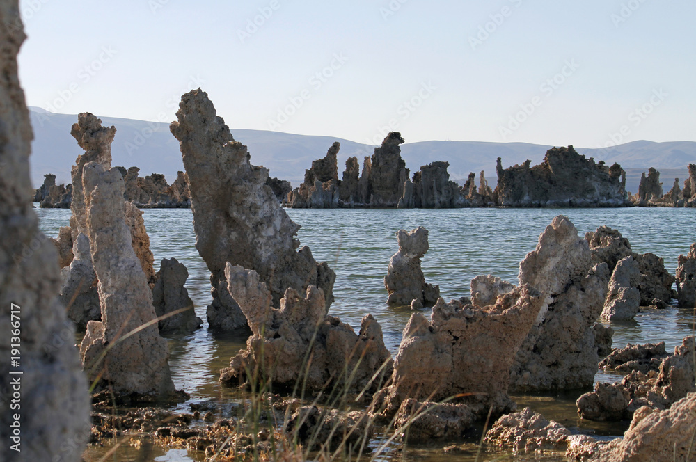 Surreal rock formations at Mono Lake, California