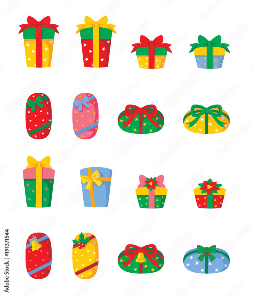 クリスマスプレゼントアイコン Stock Vector Adobe Stock
