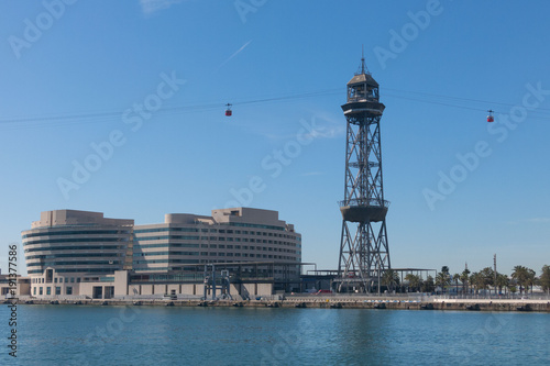 The port of Barcelona, at the end of the Ramblas. Barcelona, Catalonia, Spain
