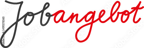 Jobangebot, Job, Karriere, Angebot, Arbeitsmarkt, Handschrift, Schrift