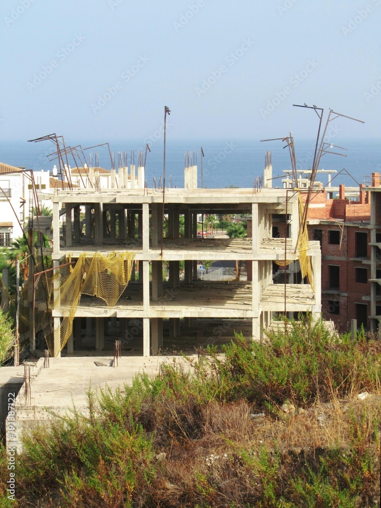 Immobilienkrise, Bauruinen, Spanien