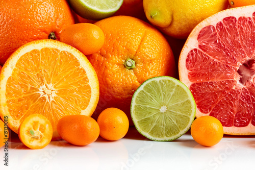 Fototapeta Naklejka Na Ścianę i Meble -  Close up of citrus fruits.