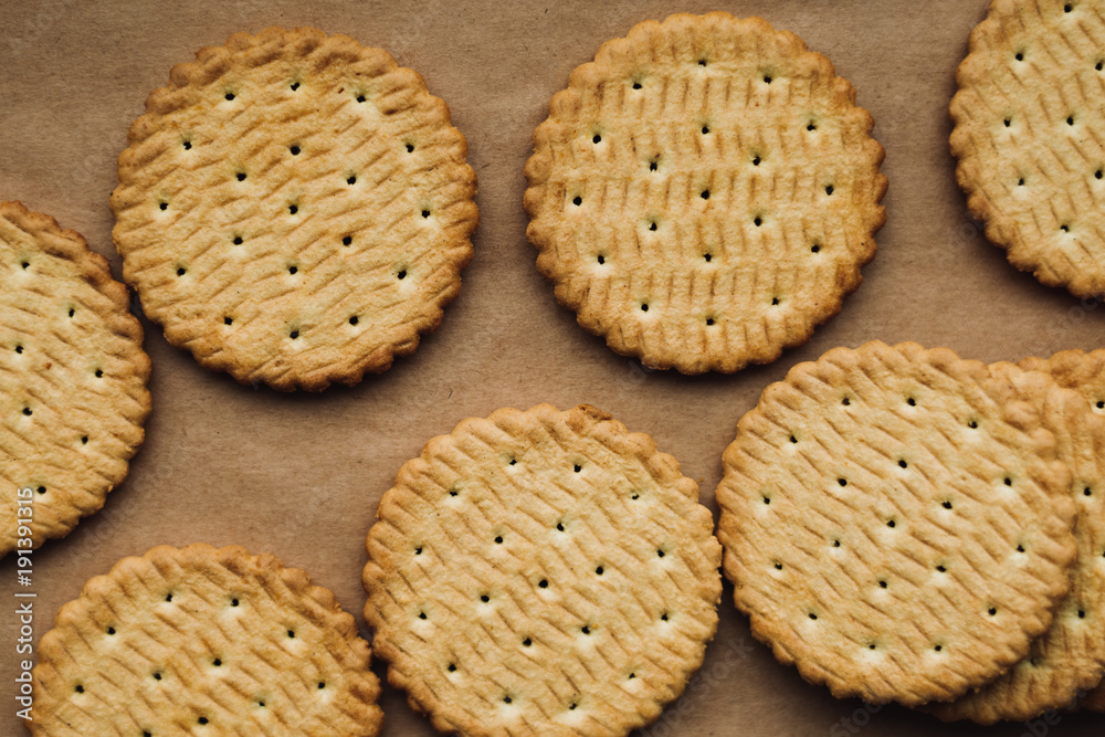 Background of delicious cookies