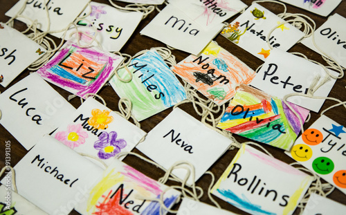 Kids name tags