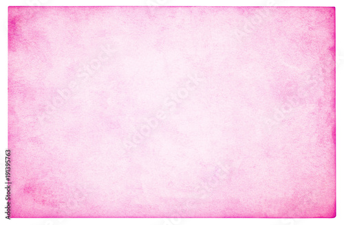 Pink paper texture background (clipping path included) photo