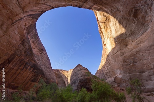 Deep Grotto near Jacob Hamblin Arch in Coyote Gulch  Escalante Staircase National Monument  Utah