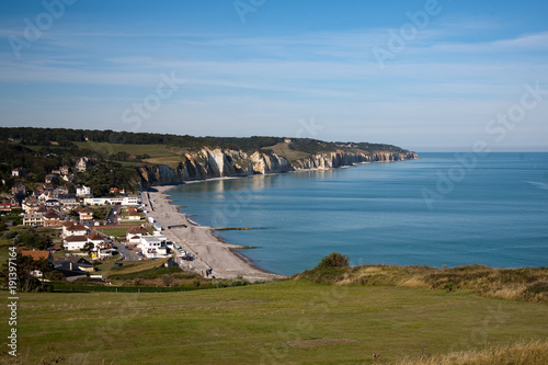 Vue de la plage de Pourville photo