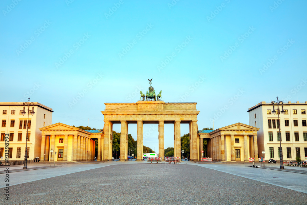 Brandenburg gate in Berlin, Germany