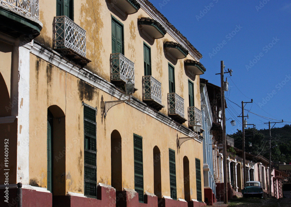 Colonial building in Trinidad, Cuba