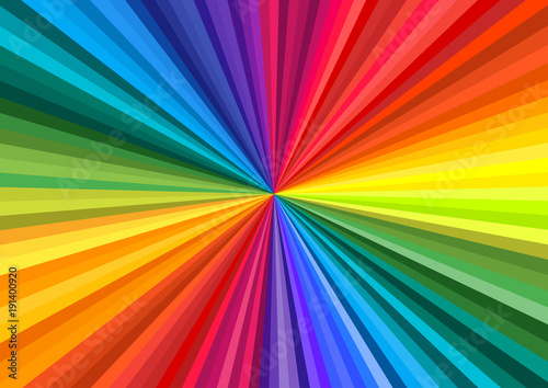 Obraz na plátne Abstract rainbow swirl