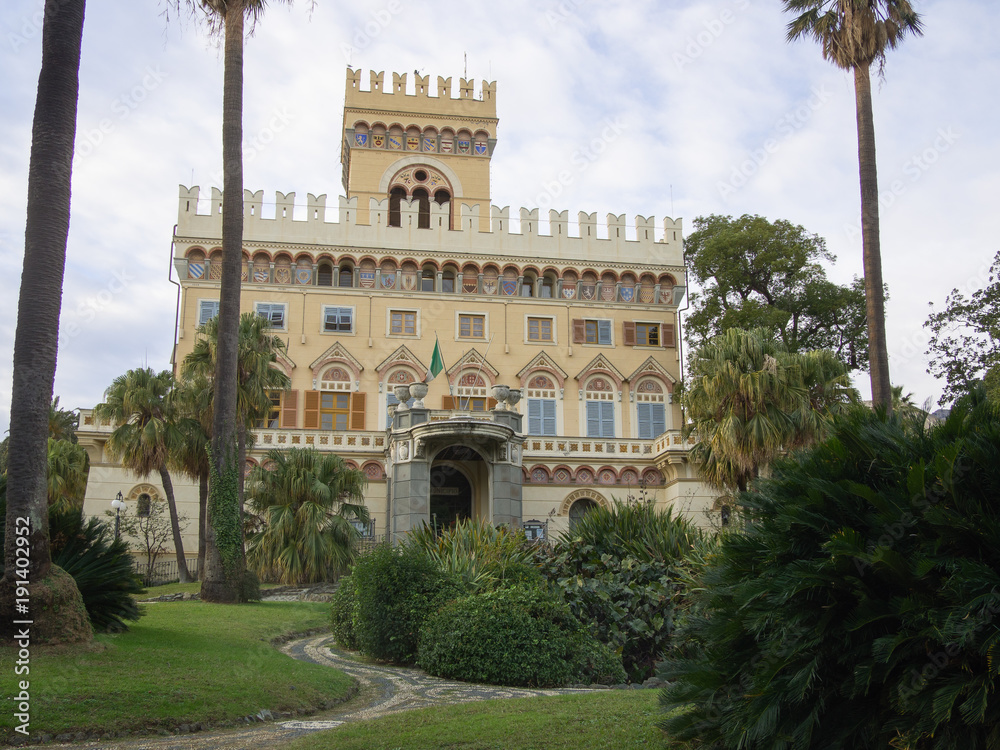 Arenzano Town Hall Villa Negrotto Cambiaso and famous park