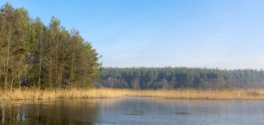 Wiosna nad wodą