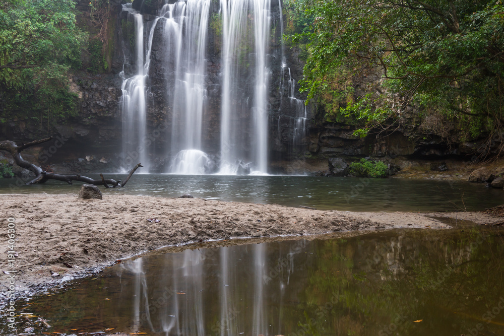 Fototapeta premium Gorgeous waterfall in Costa Rica