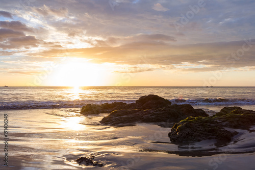 Sunset at the beach