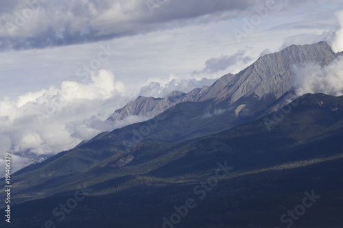 Beautiful cloudscapes around peaks of Kootenay National Park © F&J McGinn