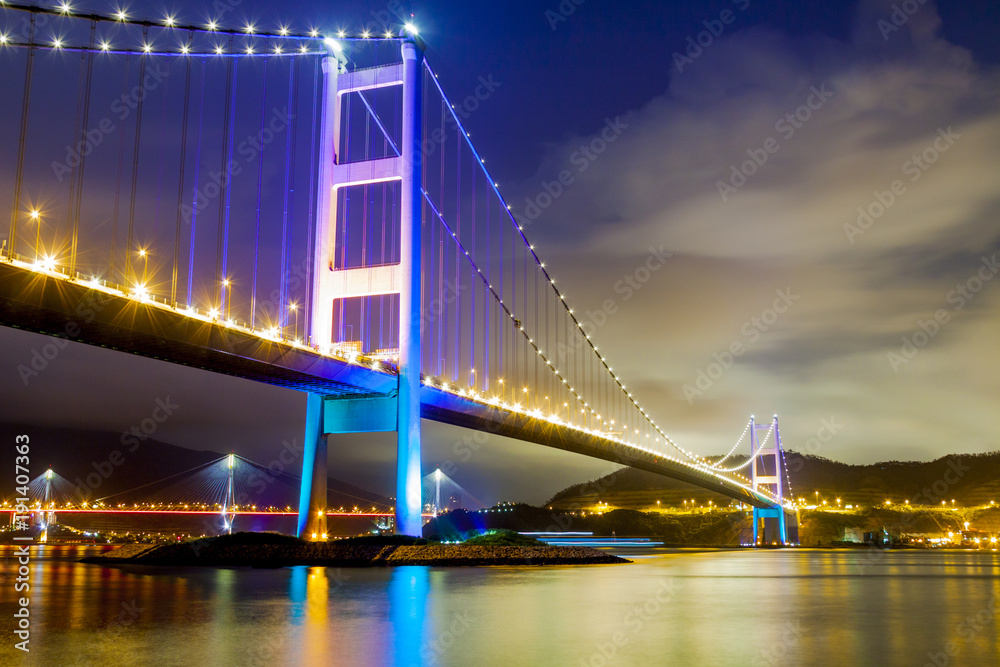 Fototapeta premium Hong Kong Tsing Yi Bridge