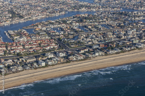 Aerial view of Newport Beac...