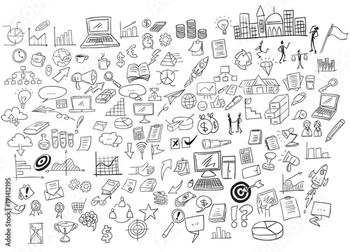 Business Doodle Set