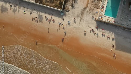 Rising Spiral above beach looking down
