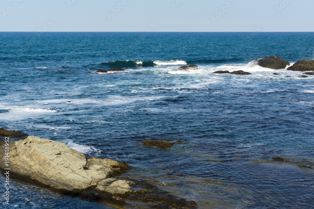 Seascape with Bird island near town of Tsarevo, Burgas Region, Bulgaria Seascape with Bird island near town of Tsarevo, Burgas Region, Bulgaria