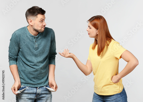 Woman demanding money from ...