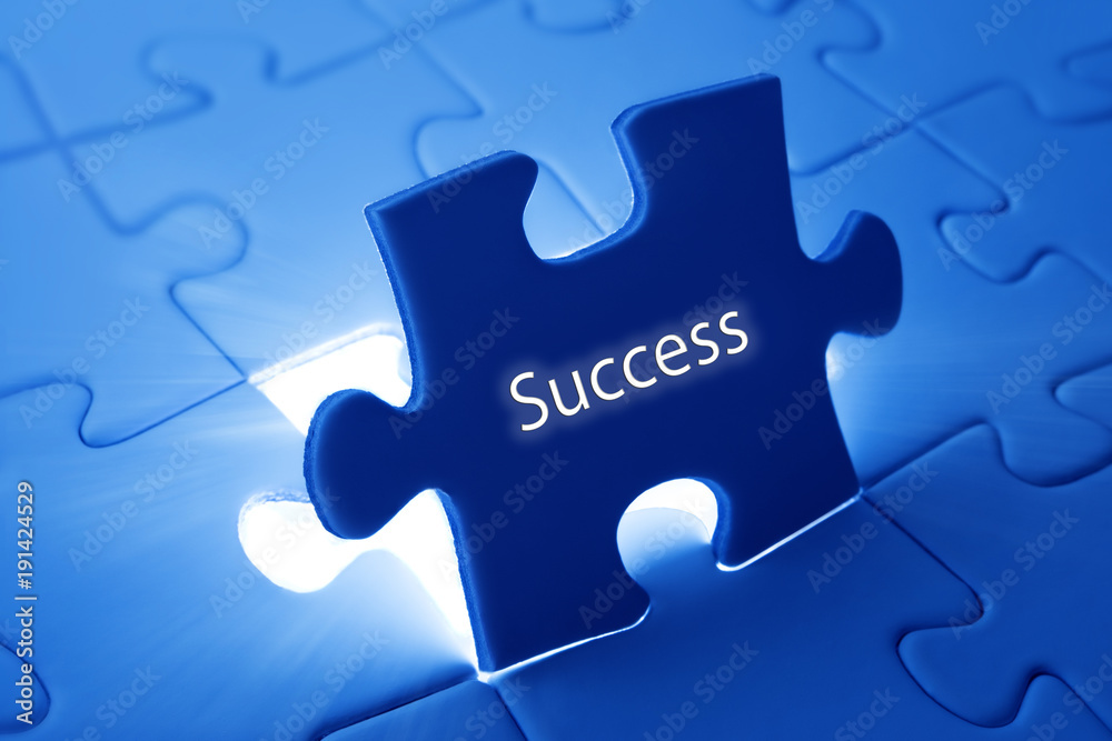 Placing last piece of jigsaw puzzle Placing last piece of jigsaw puzzle