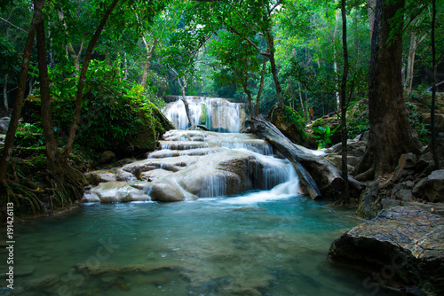 Erawan waterfall in Thailand © khamkula